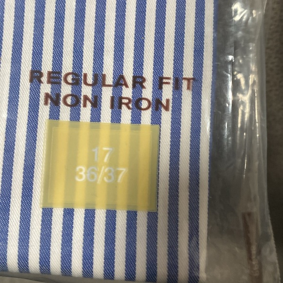 Blue and white stripes mk elegant dress shirt - Picture 3 of 10